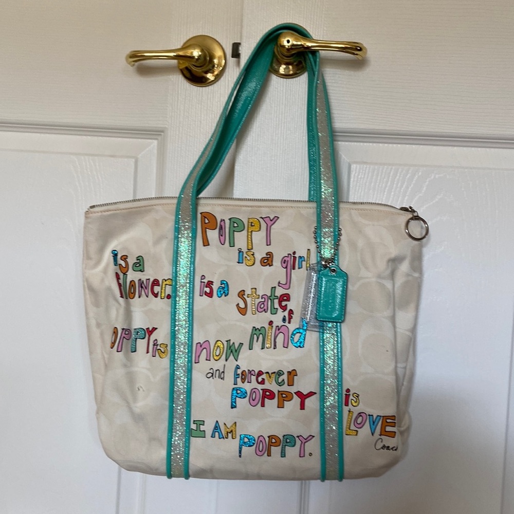 Coach Poppy tote bag